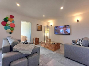 T3, 8 couchages, grande terrasse, vue mer, parking privé